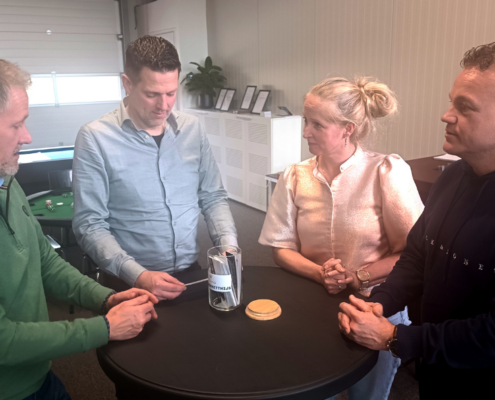 Teamuitje zorgpersoneel